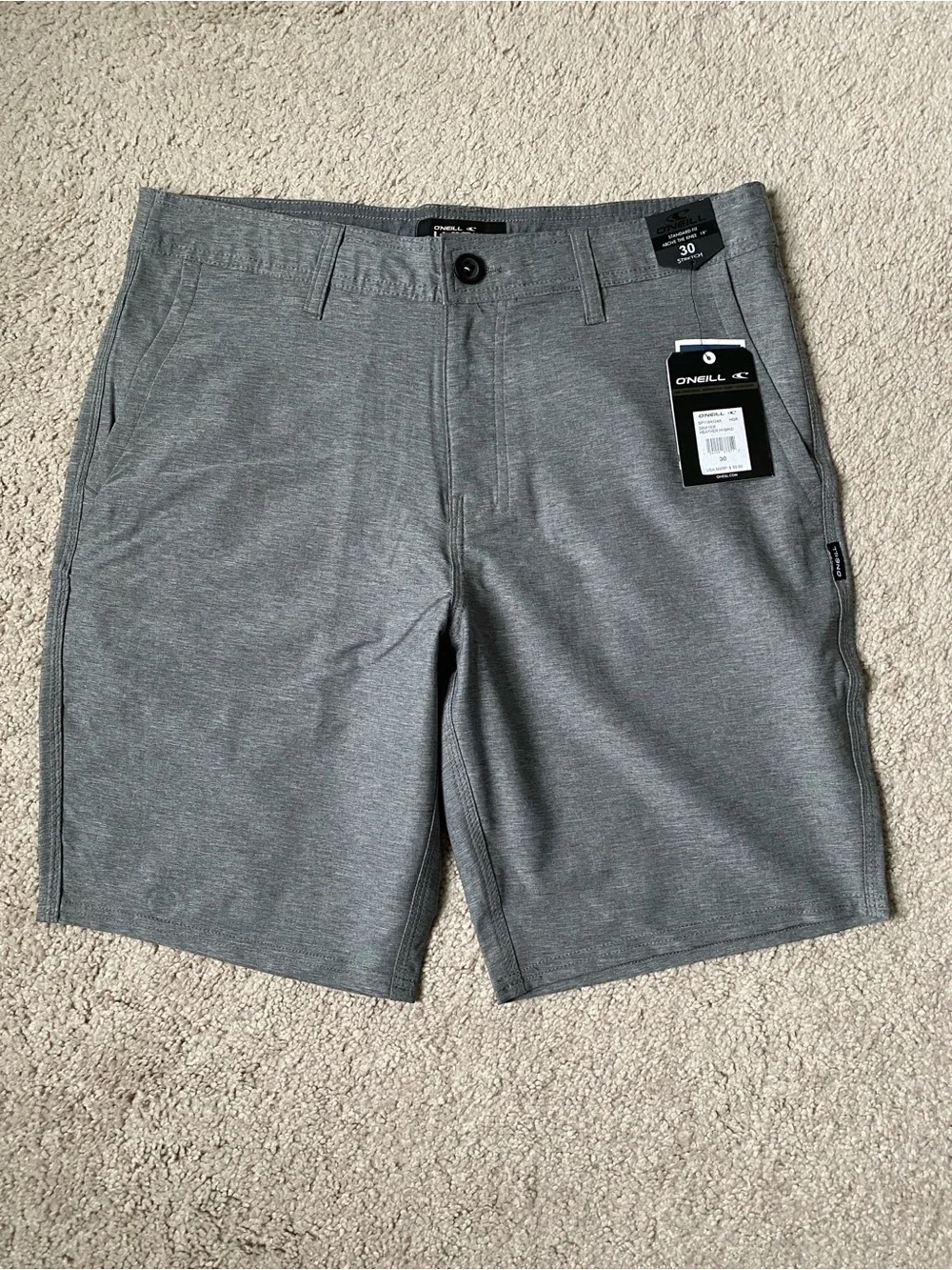 O'Neill Men's Heather 19” Hybrid Stretch Shorts